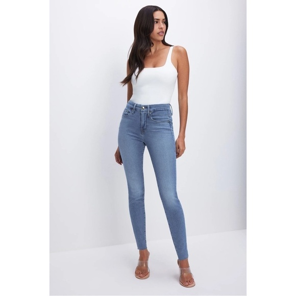 GOOD AMERICAN GOOD LEGS SKINNY JEANS SIZE 15 NWT - Picture 1 of 8